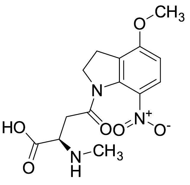 (alphaR)-2,3-Dihydro-4-methoxy-alpha-(methylamino)-7-nitro-gamma-oxo-1H-Indole-1-butanoic Acid