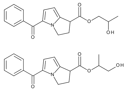 Ketorolac 1,2-Propylene Glycol Esters (Mixture of Regio- and Stereoisomers)