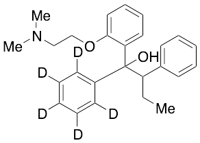 (±)-1,2-Diphenyl-1-[2-[2-(dimethylamino)ethoxy]phenyl]butan-1-ol-d5