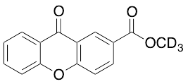 9-Oxo-xanthene-2-carboxylic Acid Methyl Ester-D3