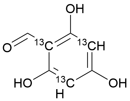2,4,6-Trihydroxybenzaldehyde-1,3,5-13C3