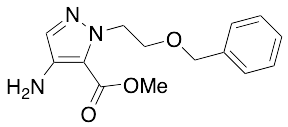 4-Amino-1-[2-(phenylmethoxy)ethyl]-1H-pyrazole-5-carboxylic Acid Methyl Ester