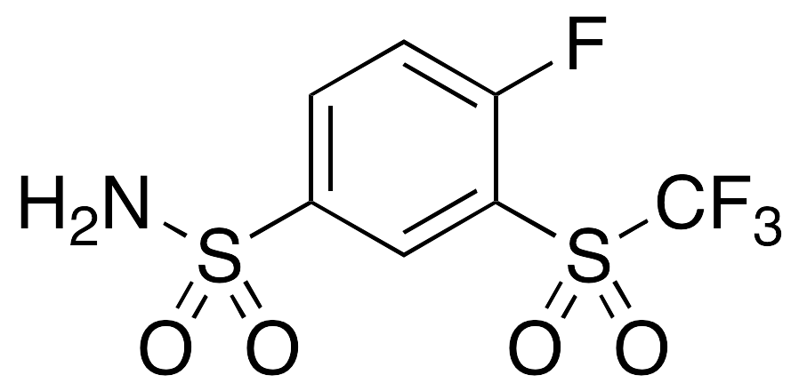 4-Fluoro-3-[(trifluoromethyl)sulfonyl]benzenesulfonamide