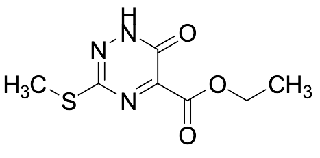 Ethyl 1,6-dihydro-3-(methylthio)-6-oxo-1,2,4-triazine-5-carboxylate