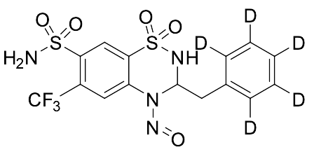 N-Nitroso rac Bendroflumethiazide-D5