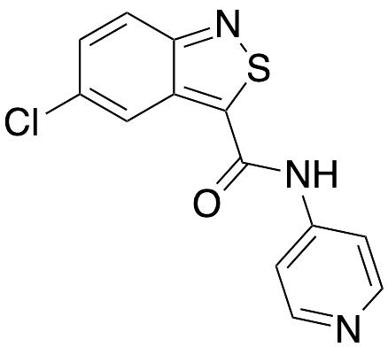 5-​Chloro-​N-​4-​pyridinyl-2,​1-​Benzisothiazole-​3-​carboxamide