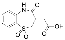 2,​3,​4,​5-​Tetrahydro-​4-​oxo-​1,​1-​dioxide-1,​5-​benzothiazepine-​3-​acetic acid