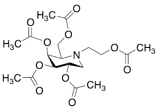 (2R,3R,4R,5S)-1-[2-(Acetyloxy)ethyl]-2-[(acetyloxy)methyl]-3,4,5-piperidinetriol 3,4,5-Triacetate