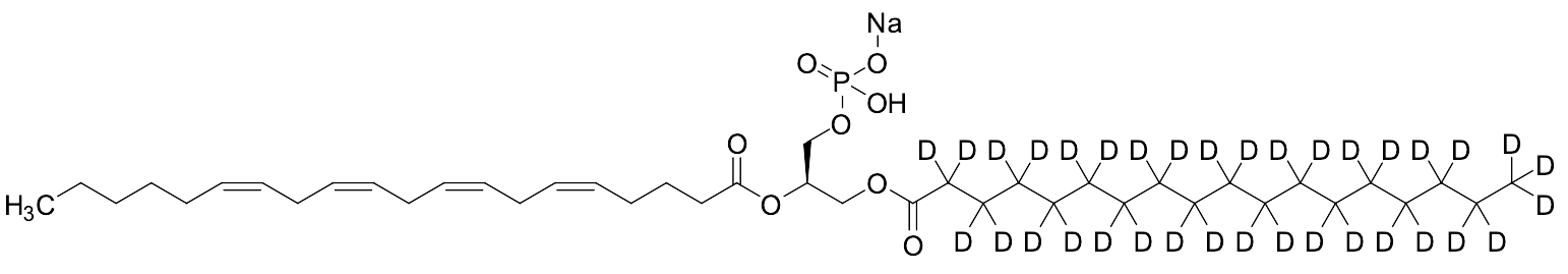 1-​Stearoyl-​2-​arachidonoyl-​sn-​glycero-​3-​phosphate Sodium Salt-d35