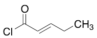 trans-2-Pentenoic Acid Chloride