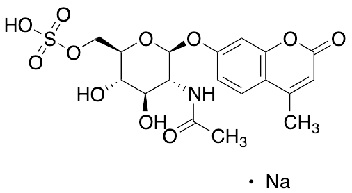 4-Methylumbelliferyl 2-Acetamido-2-deoxy-b-D-glucopyranoside 6-Sulphate Sodium