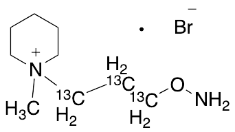 1-[3-(Aminooxy)propyl]-1-methyl-piperidine-13C3 Bromide