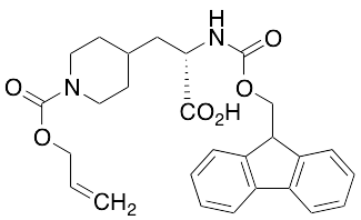 a-[[Fmoc]amino]-1-[alloc]-(aS)-4-piperidinepropanoic Acid