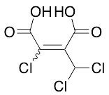 2-Chloro-3-(dichloromethyl)-2-butenedioic Acid (cis and trans mixture)