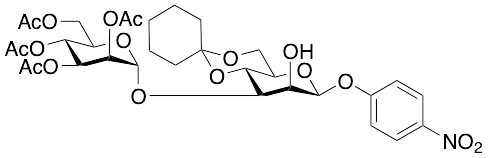p-Nitrophenyl 3-O-(2,3,4,6-Tetra-O-acetyl-Alpha-D-mannopyranosyl)-4,6-O-cyclohexylidene-Beta-D-mannopyranoside