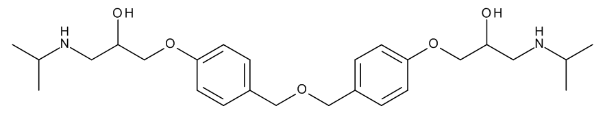 (RS)-1-[4-[4-(2-Hydroxy-3-isopropylaminopropoxy)benzyloxymethyl]phenoxy]-3-isopropylaminopropan-2-ol