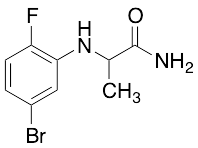 2-[(5-Bromo-2-fluorophenyl)amino]propanamide