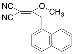 2-[1-Methoxy-2-(1-naphthalenyl)ethylidene]propanedinitrile