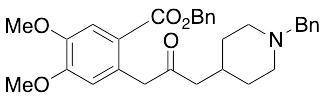 2-(3-(1-Benzylpiperidin-4-yl)-2-oxopropyl)-4,5-dimethoxybenzoic Acid Benzyl Ester