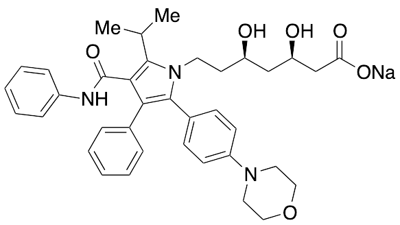 4-Desfluoro-4-morpholino Atorvastatin Sodium Salt