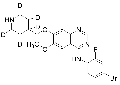 N-Demethyl Vandetanib-D5 (Major)