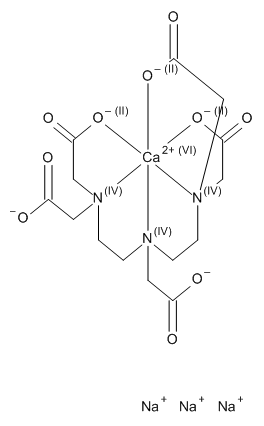 Pentetate sodium calcium CRS