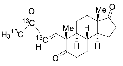 Des-(Cyclohexa-2,5-dien-1-one) Androsta-(E)-3-oxobut-1-en-1-yl-2,3,4-13C3)