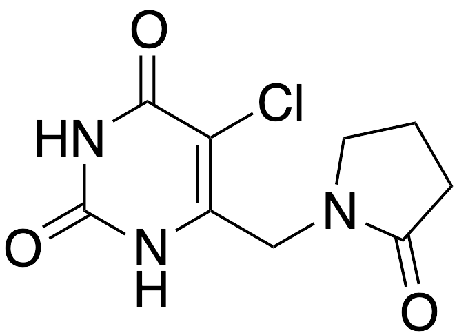 5-​Chloro-​6-​[(2-​oxo-​1-​pyrrolidinyl)​methyl]​-2,​4(1H,​3H)​-​pyrimidinedione