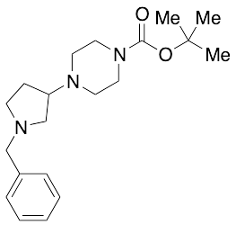 4-[1-(Phenylmethyl)-3-pyrrolidinyl]-1-piperazinecarboxylic Acid 1,1-Dimethylethyl Ester