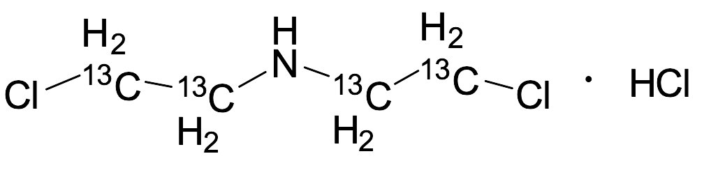 Bis(2-chloroethyl)-13C4-amine Hydrochloride