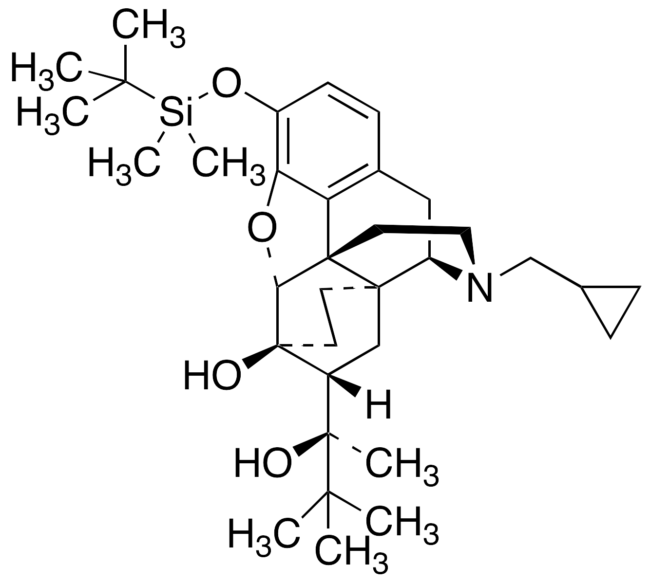 3-O-(tert-Butyldimethylsilyloxy)-6-O-desmethyl Buprenorphine