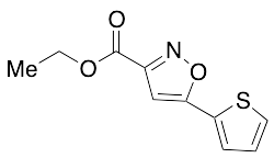Ethyl 5-(thiophen-2-yl)isoxazole-3-carboxylate