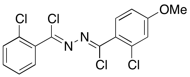 (1Z,N’Z)-2-Chloro-N'-(chloro(2-chlorophenyl)methylene)-4-methoxybenzohydrazonoyl Chloride