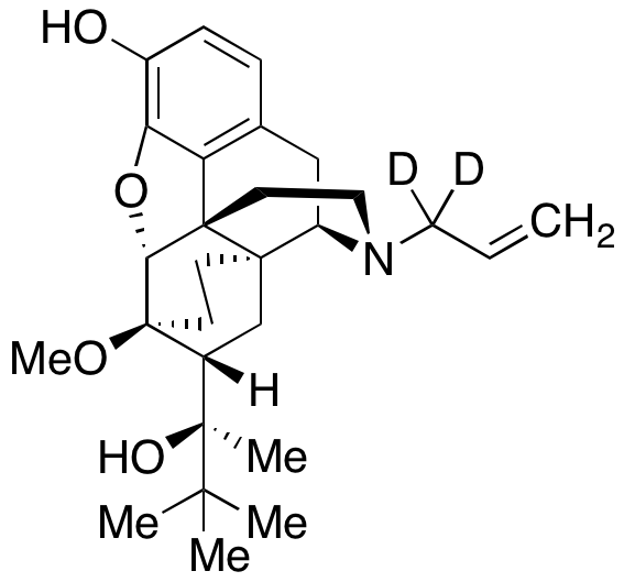 N-Descyclopropyl N-Allyl Buprenorphine-d2