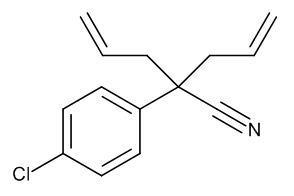 2-(4-Chlorophenyl)-2-(prop-2-en-1-yl)pent-4-enenitrile