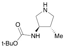 tert-Butyl ((3R,4S)-4-Methylpyrrolidin-3-yl)carbamate, mixture of diastereomers