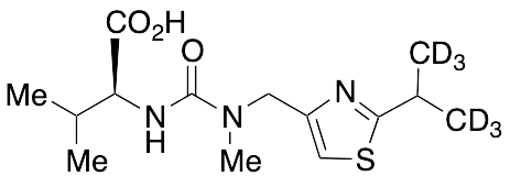 N-[[N-Methyl-N-[(2-isopropyl-1,1,1,3,3,3-d6]-4-thiazolyl)methyl)amino]carbonyl-L-valine Carboxylic Acid
