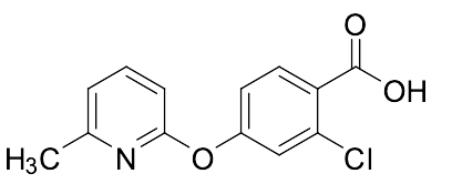 2-Chloro-4-((6-methylpyridin-2-yl)oxy)benzoic Acid