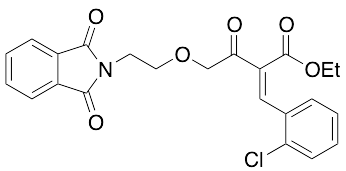 (Z)-2-[(2-Chlorophenyl)methylene]-4-[2-(1,3-dihydro-1,3-dioxo-2H-isoindol-2-yl)ethoxy]-3-oxobutanoic Acid Ethyl Ester