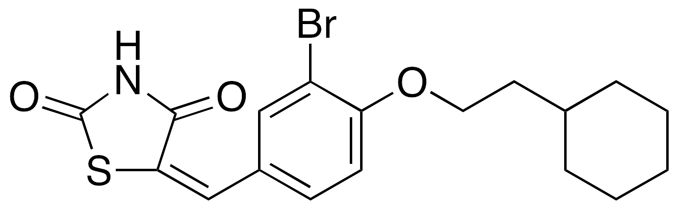 5-[[3-Bromo-4-(2-cyclohexylethoxy)phenyl]methylene]-2,4-thiazolidinedione
