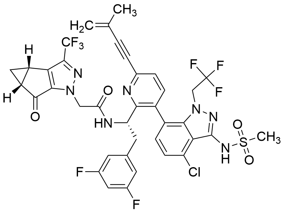 Lenacapavir Methylsulfone eliminated impurity