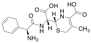 sodium (R)-2-((R)-((R)-2-amino-2-(cyclohexa-1,4-dien-1-yl)acetamido)(carboxylato)methyl)-5-methyl-3,6-dihydro-2H-1,3-thiazine-4-carboxylate