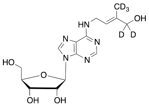 6-[(E)-4-Hydroxy-3-methylbut-2-enylamino]-9-beta-D-ribofuranosylpurine-d5