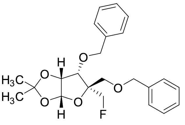 4-​c-​(Fluoromethyl)​-​1,​2-​O-​(1-​methylethylidene)​-​3,​5-​bis-​O-​(phenylmethyl)​-Alpha-​D-​Ribofuranose