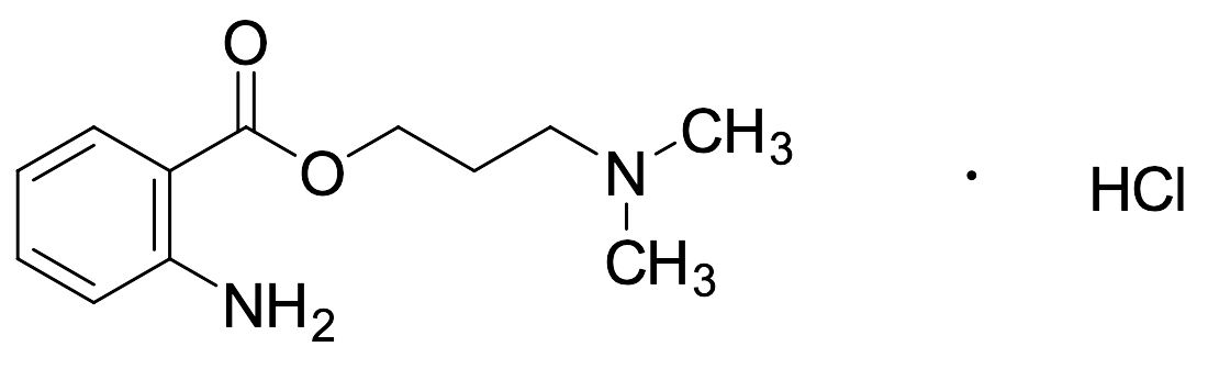 3-(Dimethylamino)propyl 2-Aminobenzoate Hydrochloride