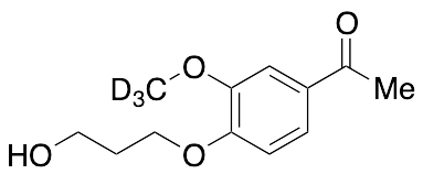1-[4-(3-Hydroxypropoxy)-3-methoxyphenyl]-ethanone-d3