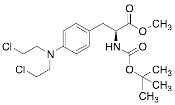 (2S)-4-[Bis(2-chloroethyl)amino]-N-(tert-butoxycarbonyl)-L-phenylalanine Methyl Ester