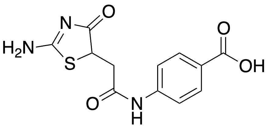 4-[[2-(2-Amino-4,5-dihydro-4-oxo-5-thiazolyl)acetyl]amino]benzoic Acid