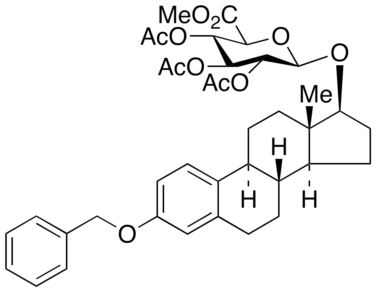 17Beta-Estradiol 3-O-Benzyl 17-(2,3,4-Tri-O-acetyl-Beta-D-glucuronide Methyl Ester)