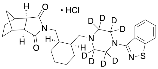 exo-cis-Lurasidone-D8 Hydrochloride